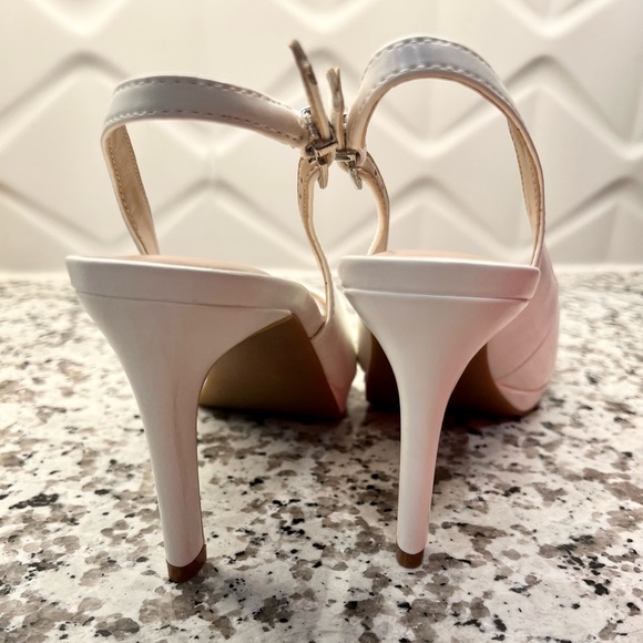 White Lowry Kelly & Katie Heels Shoes 6M NWT - Picture 6 of 13